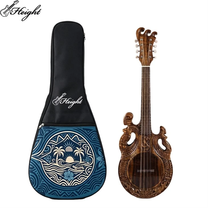 Fabricante de sacolas para Ukulele com logotipo personalizado do Taiti|Caixa impermeável para ukulele OEM / ODM