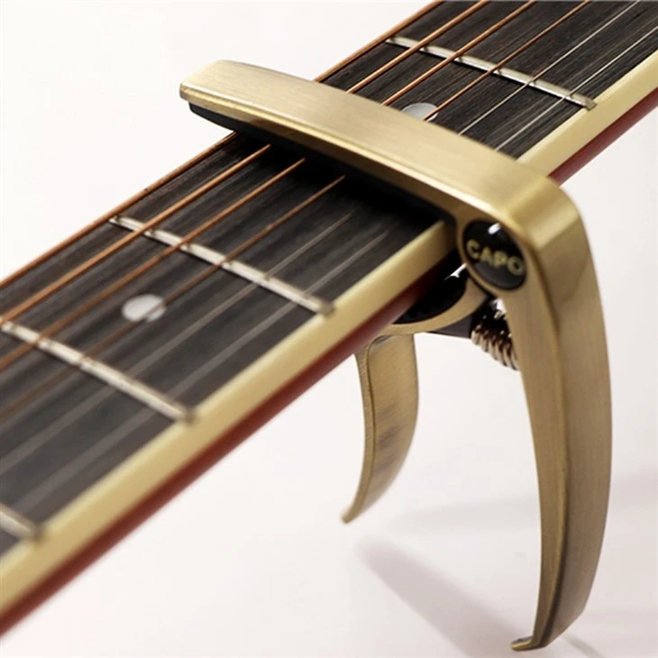 HTCP01 Guitar Capo - Aluminum Alloy Multi-Color (Pink/Gold/Black/Silver), Durable & Lightweight, 120pcs/CTN Wholesale Bulk