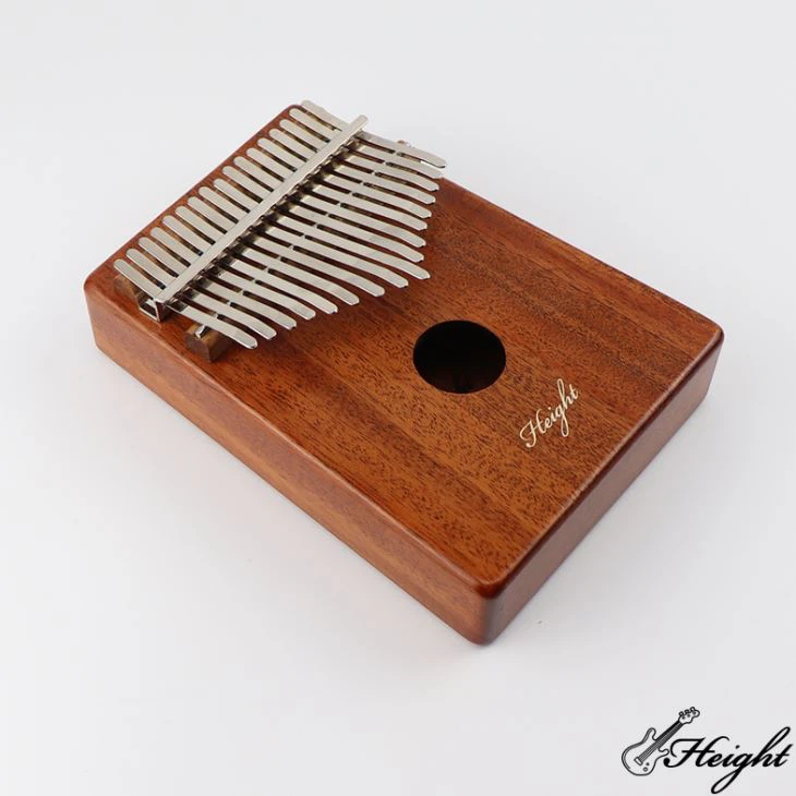 Percussão de dedo Kalimba em mogno africano