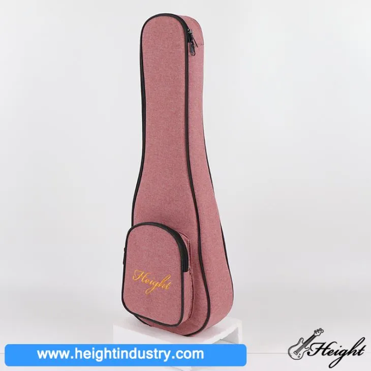 saco de ukulele rosa