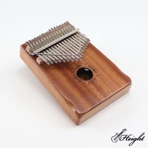 17 teclas de madeira maciça de mogno Kalimba Piano Thumb