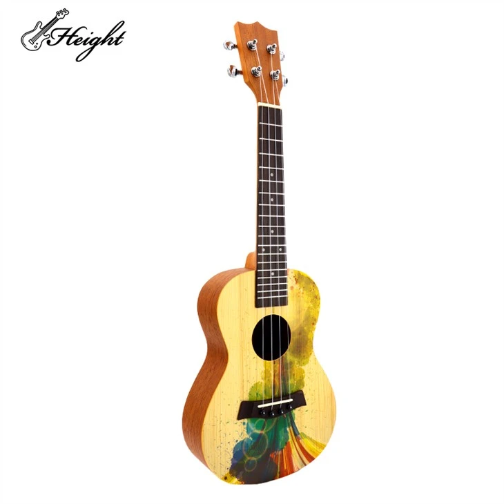 Colorful Painted Body Custom Logo Ukulele
