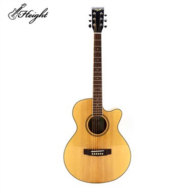 Guitarra GA de abeto GA de cor de madeira natural de 40 polegadas