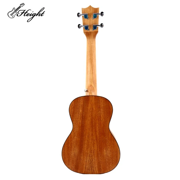 Solid Mahogany Wood Glossy Ukulele 23 Inch